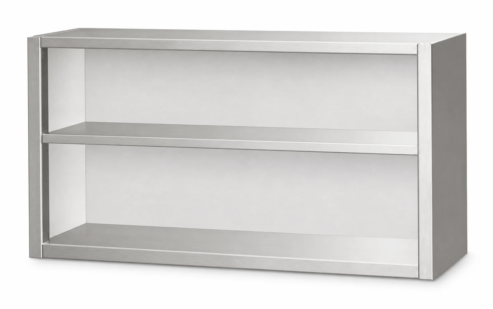 Open-front wall cabinet